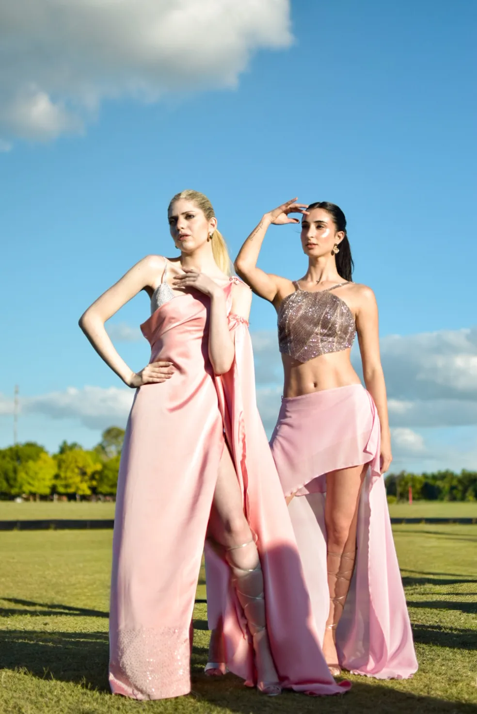 Vestido de fiesta elegante Mario Carabajal Buenos Aires