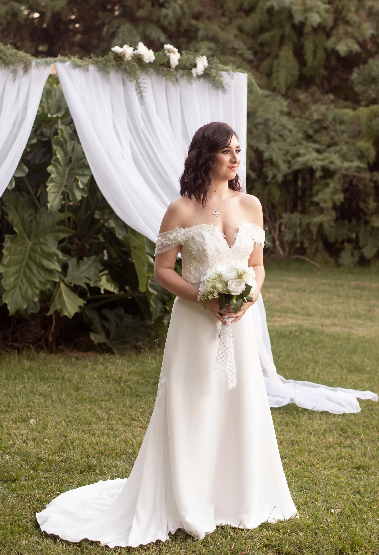 Vestido Novia Espalda Trabajada Mario Carabajal — Mario Carabajal